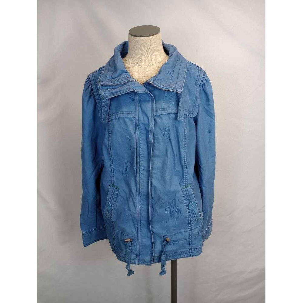 Mossimo Supply Co. Women's Blue Cotton Utility Jacket XLarge